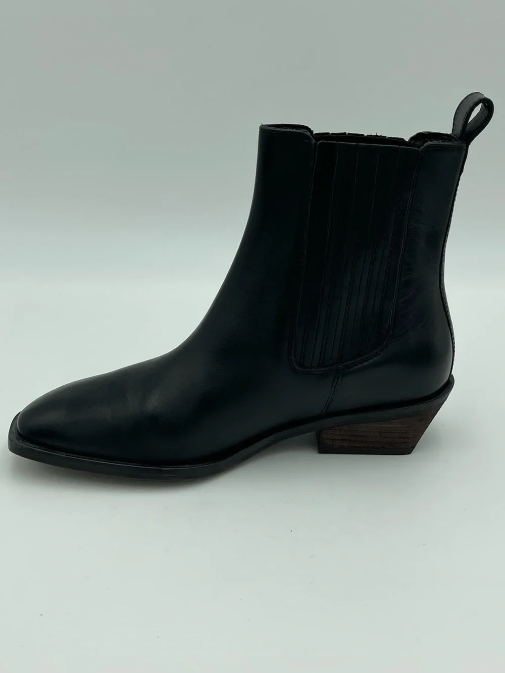 Seychells SZ 6.5 Black Leather Hold Me Down Western Boots-MSRP $179
